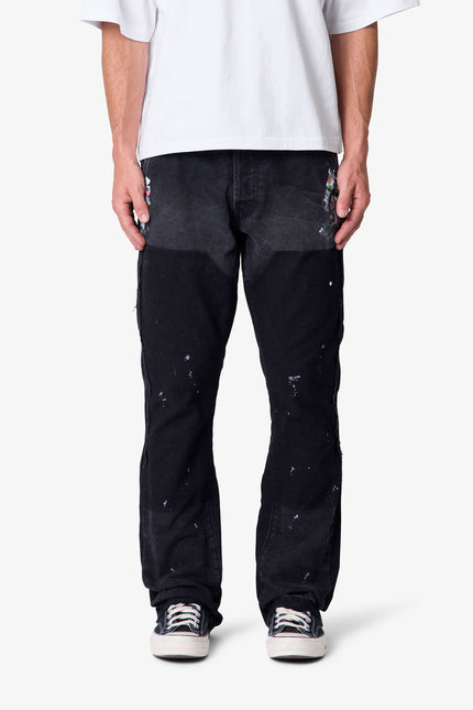 B243 Flare Denim - Black