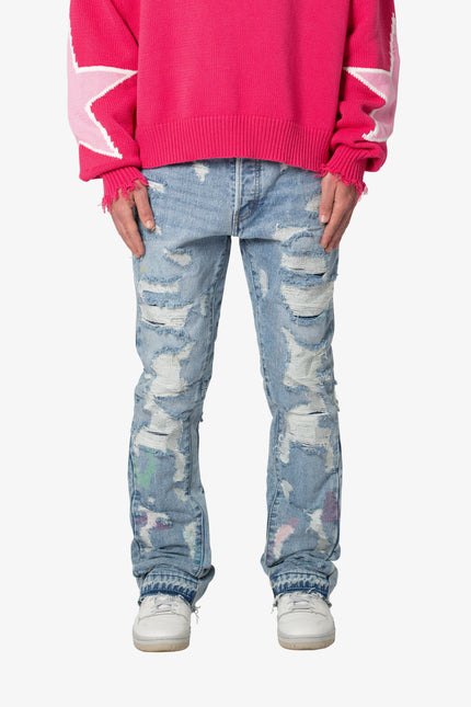B570 Flare Denim - Azul