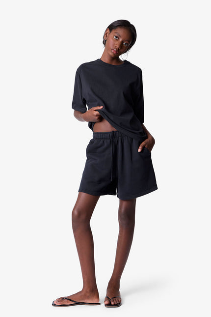 Short Sweatshorts - Black