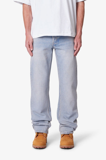 Jean bootcut - Bleu clair délavé sable