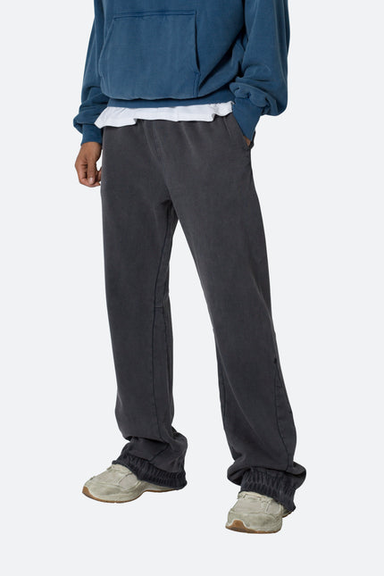 Pantalon de survêtement bootcut - Noir vintage