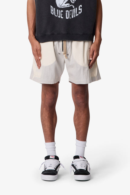 Cargo Mud Shorts - Off White