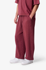 Cinch Sweatpants - Washed Maroon