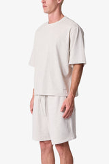 Cropped Tee - Oatmeal