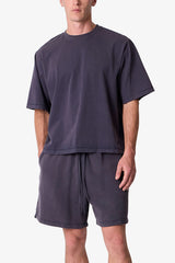 Cropped Tee - Slate