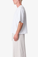 Cropped Tee - White