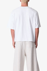 Cropped Tee - White