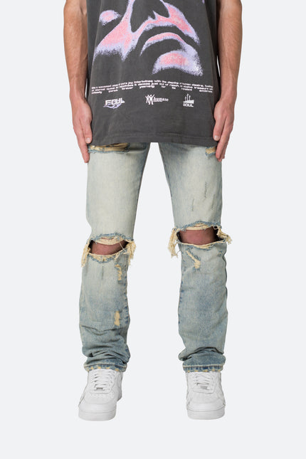 D544 Jean droit - Bleu vintage