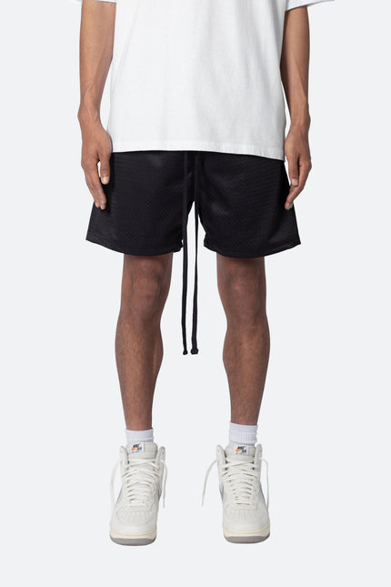 Pantalones cortos de malla para uso diario - Negro