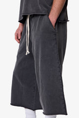 Extra Long Sweatshorts - Vintage Black