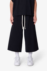 Extra Long Sweatshorts - Washed Black