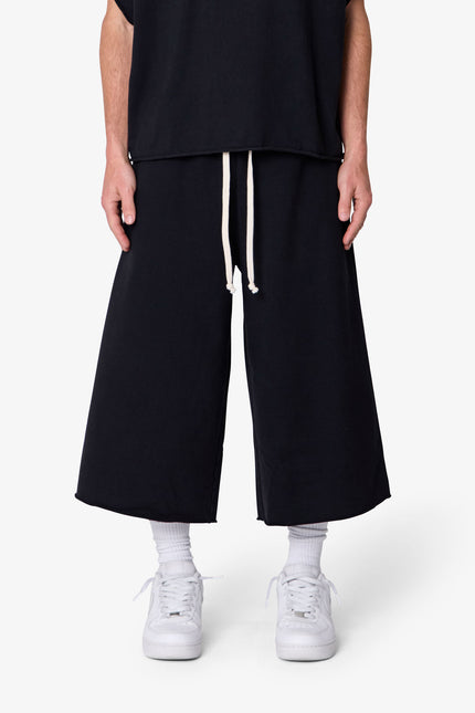 Extra Long Sweatshorts - Washed Black