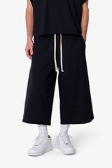 Extra Long Sweatshorts - Washed Black