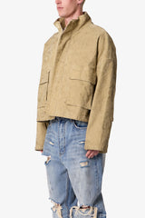 Flocked M65 Jacket - Tan