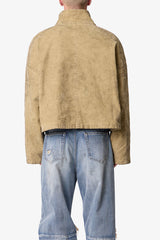 Flocked M65 Jacket - Tan