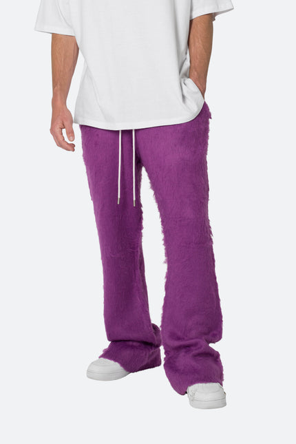 Pantalones deportivos peludos - Morado