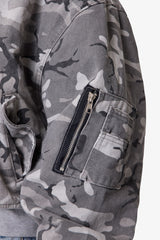 Hooded Work Jacket - Snow Camo