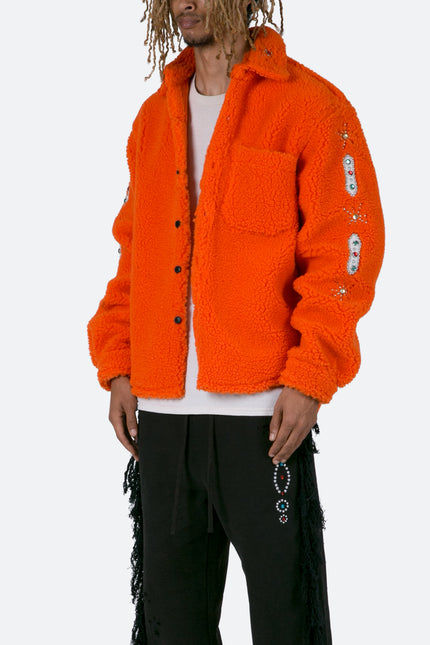 Veste sherpa Jewel - Orange