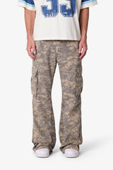 Kick Flare Cargo Pants - Digi Camo