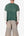 T-shirt à manches longues vert à effet vieilli et peint en plusieurs couches