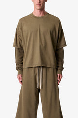 Layered Thermal L/S Tee - Olive
