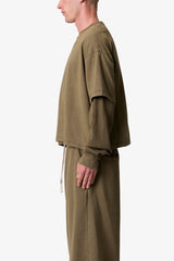 Layered Thermal L/S Tee - Olive