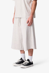 Long Sweatshorts - Oatmeal