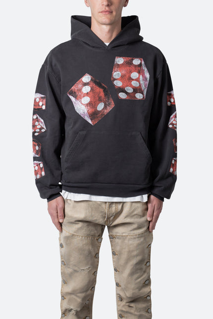 Sweat à capuche Lucky Seven - Noir