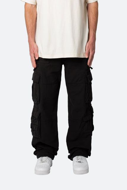 Pantalones cargo militares - Negros