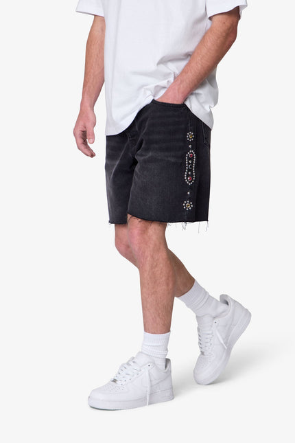 Pantalones cortos vaqueros Mojave - Negros
