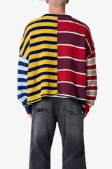 Multi Stripe Knit Sweater - Multi