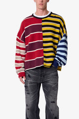Multi Stripe Knit Sweater - Multi