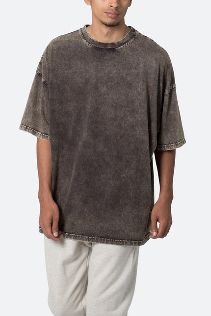 Camiseta ácida extragrande - Negra