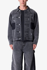 Reworked Jacket - Washed Black