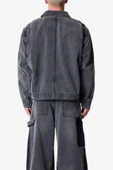 Reworked Jacket - Washed Black