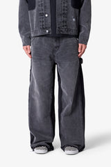 Reworked Pants - Washed Black