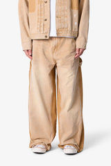 Reworked Pants - Washed Khaki