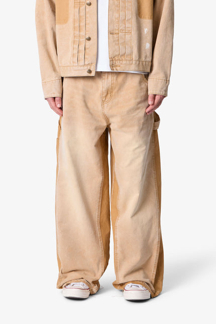 Reworked Pants - Washed Khaki
