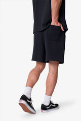 Short Sweatshorts - Black