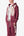 Skeleton Zip Up Hoodie - Washed Red