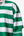 Striped Layered L/S Polo Shirt - Green/White