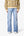 Studded Super Flare Denim - Blue
