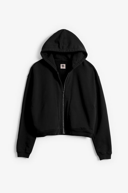 Sudadera con cremallera perfecta - Negro envejecido