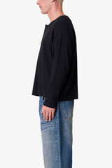 Thermal Henley L/S Tee - Black