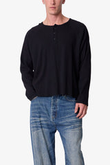 Thermal Henley L/S Tee - Black