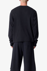 Thermal Long Sleeve Tee - Black