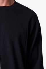 Thermal Long Sleeve Tee - Black