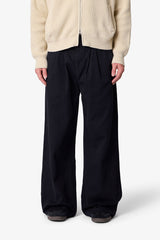 Twill Barrel Trouser - Black
