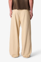 Twill Barrel Trouser - Khaki