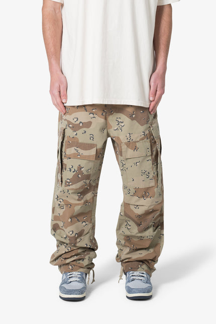 PANTALONES CARGO CAMUFLAJE ULTRA HOLGADOS